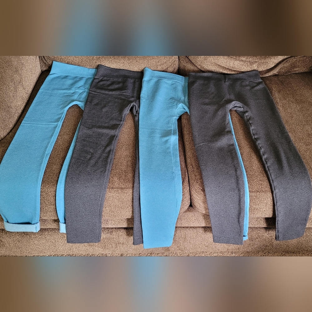 Lot of 4 cozy leggings